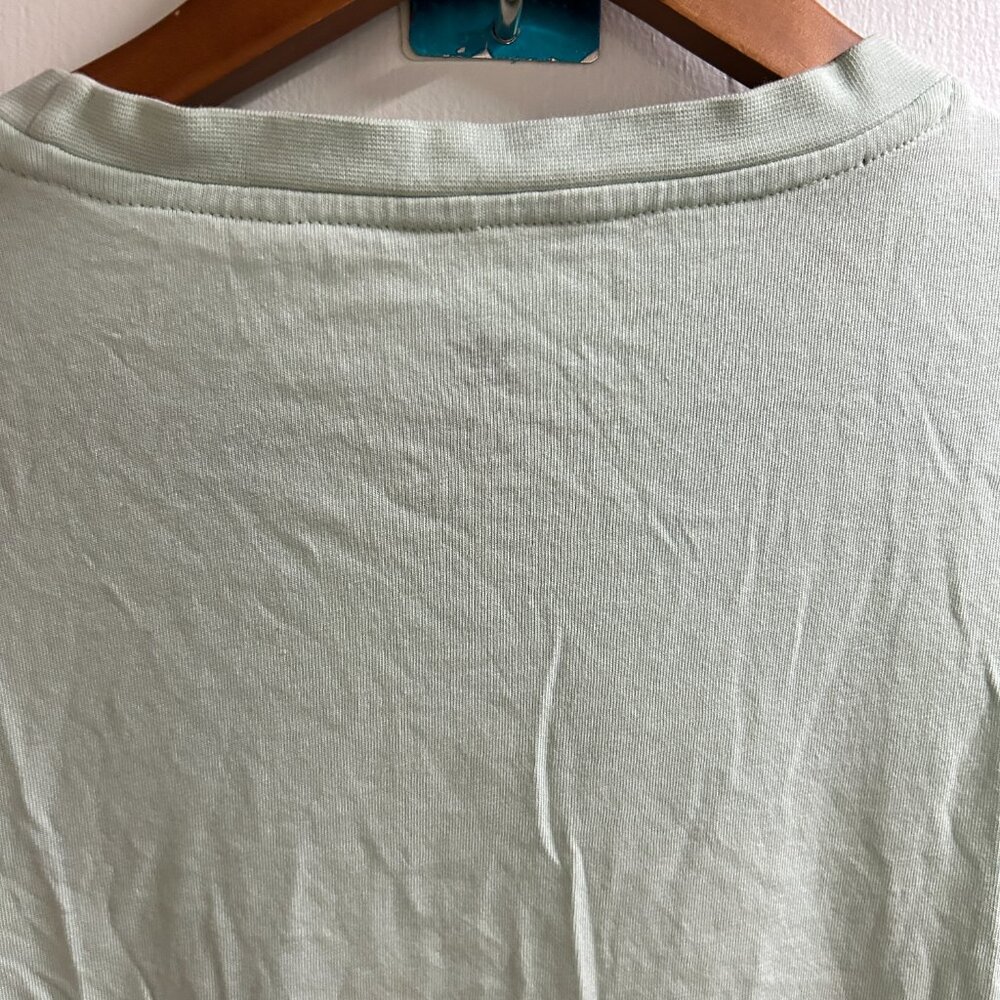 Adidas Originals Kids Size XL 15-16Y Green trefoil short sleeve tee T-shirt - Picture 13 of 15